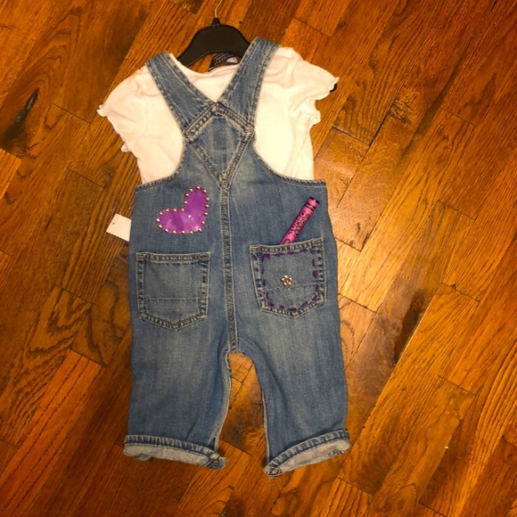 ONE OF A KIND CUSTOM Baby Denim Overalls - Picture 5 of 5
